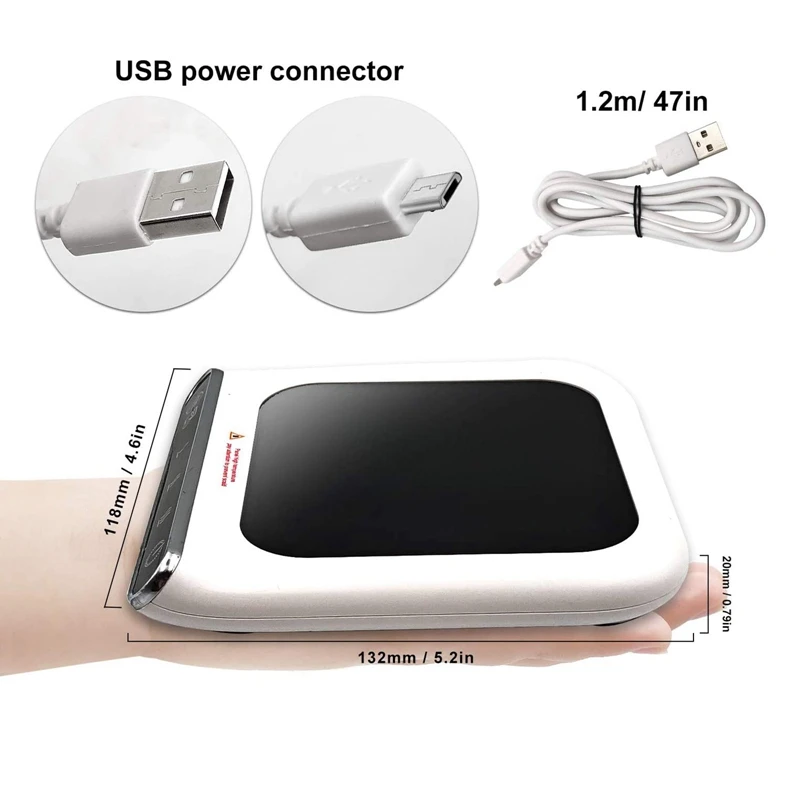 Мини Отопление подставки зарядка через USB теплые Тепловая основа 3 уровня