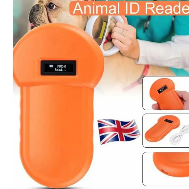 Pet ID Reader животное чип цифровой сканер USB Перезаряжаемый микрочип портативная идентификация общее применение