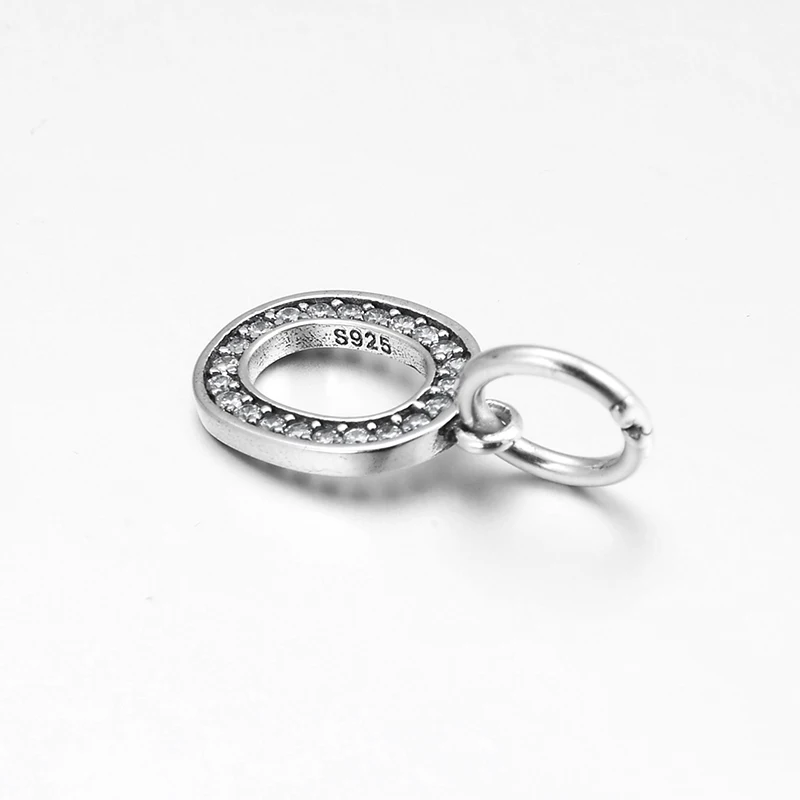 Новая коллекция серебряных шармов с цифрами в арабском стиле 0 бусин подходят для