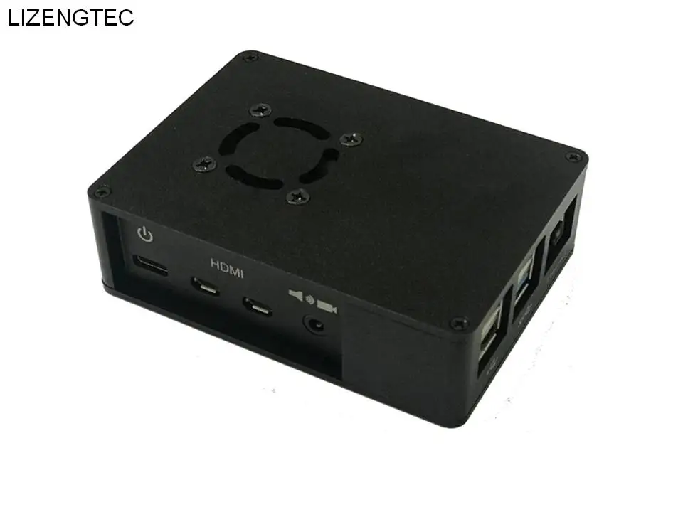 Бесплатная доставка LIZENGTEC Новый дизайн Алюминиевый чехол для Asus Tinker Board & Raspberry Pi 4B