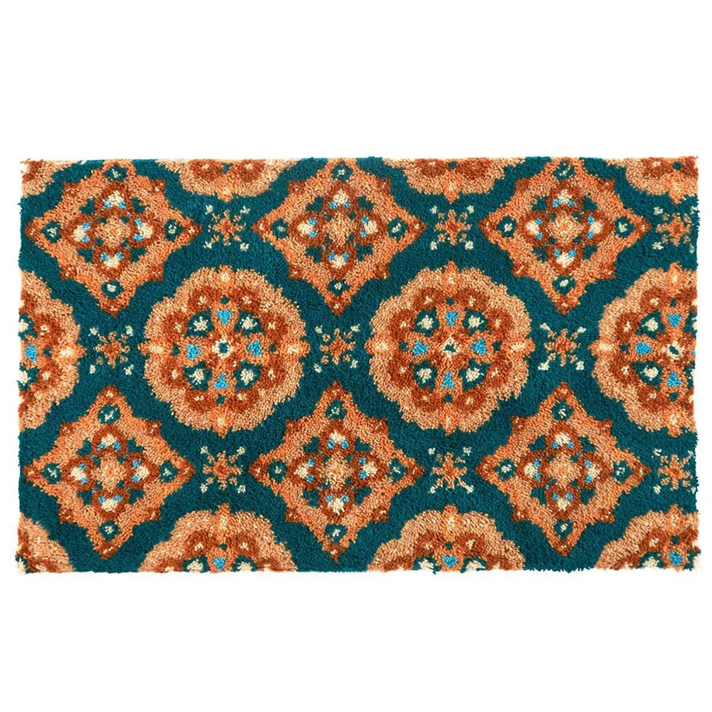 

Наборы крючков с защелкой И Напечатанным узором мандалы на холсте, Набор для вышивки ковров, вязание крючком, искусство, ремесла для взрослы...