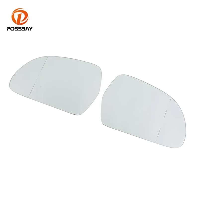 Боковое Автомобильное Зеркало POSSBAY с подогревом крыла белое стекло подходит для