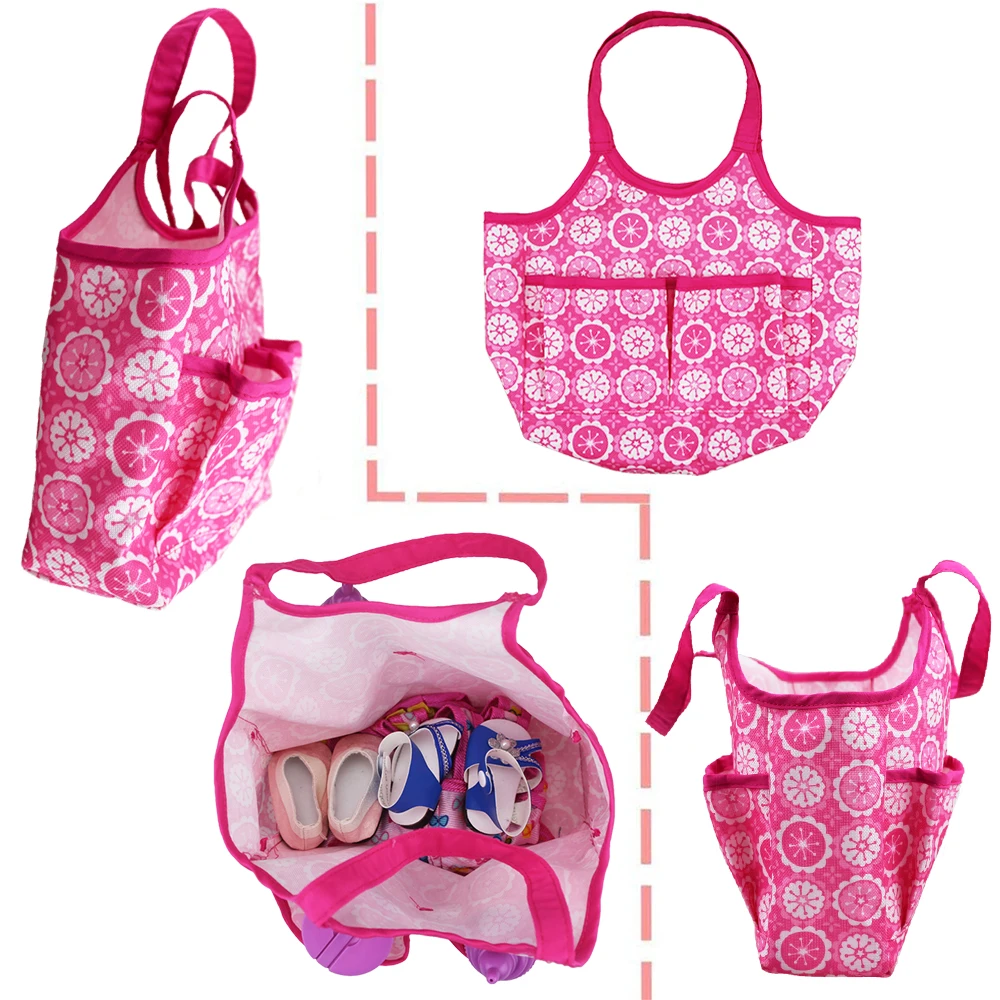 Детские бутылки пеленок Сумки из натуральной кожи для 43 см ухода за ребенком мам