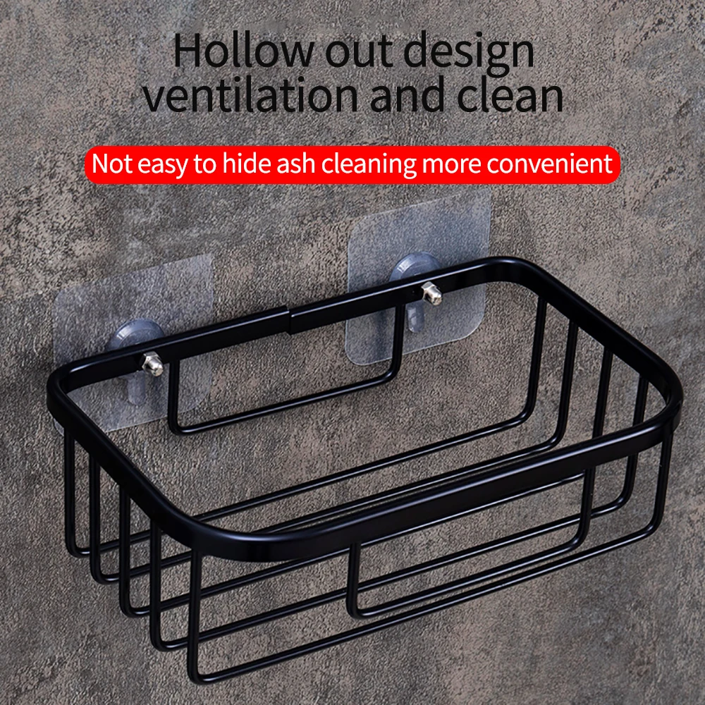 

Держатель для рулона на присоске, 1 шт., полый держатель для шампуня для туалетной бумаги в отелях, настенная корзина для хранения полотенец