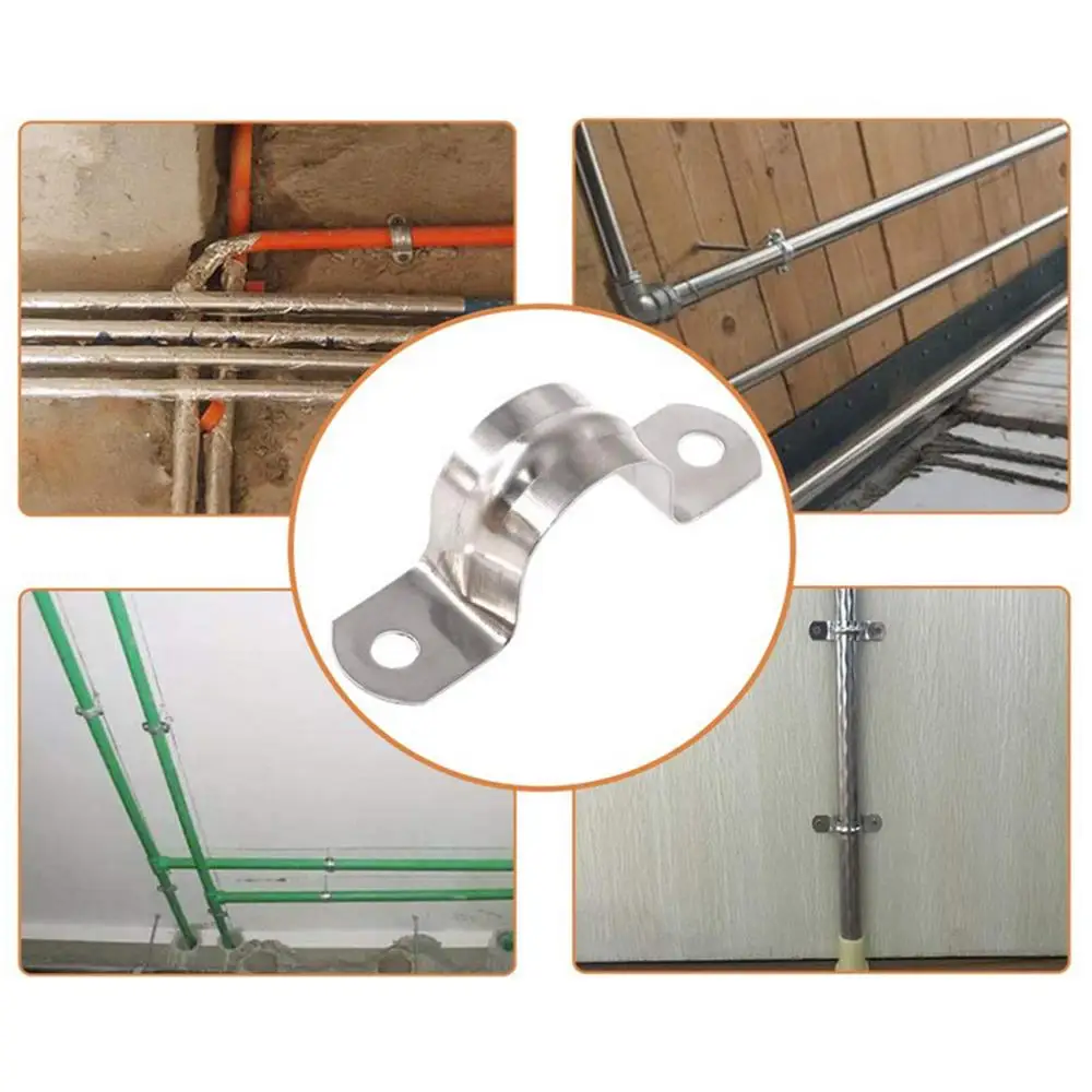 10 шт. сверхмощная труба u образный кронштейн зажим трубный ремень Натяжной