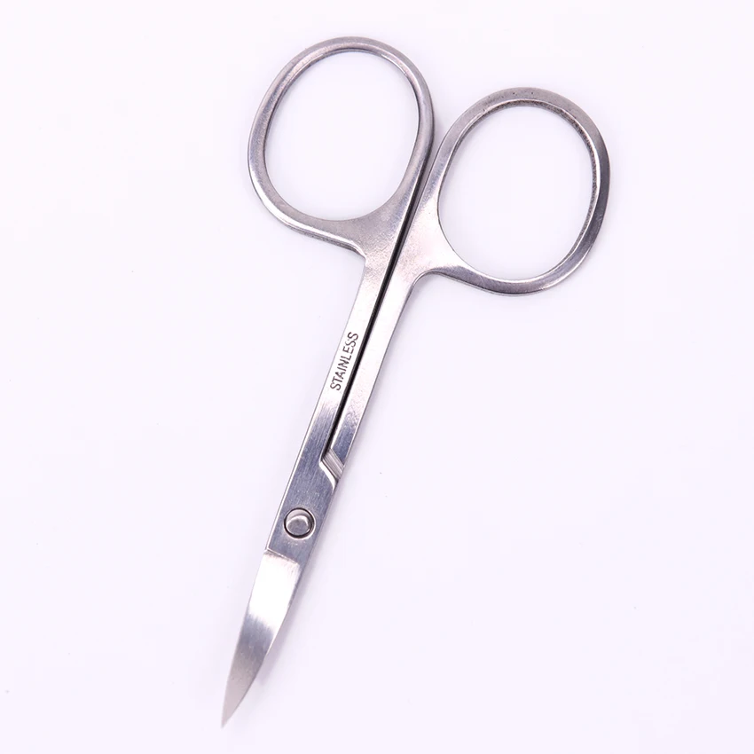 Ножницы для бровей триммер и ресниц ножницы носа нержавеющая сталь маникюрные