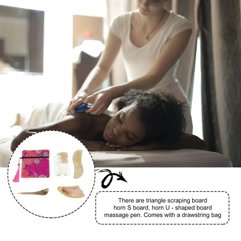 Многоразовая доска для скрапбукинга гуаша 4 шт. расслабления медитации массажа