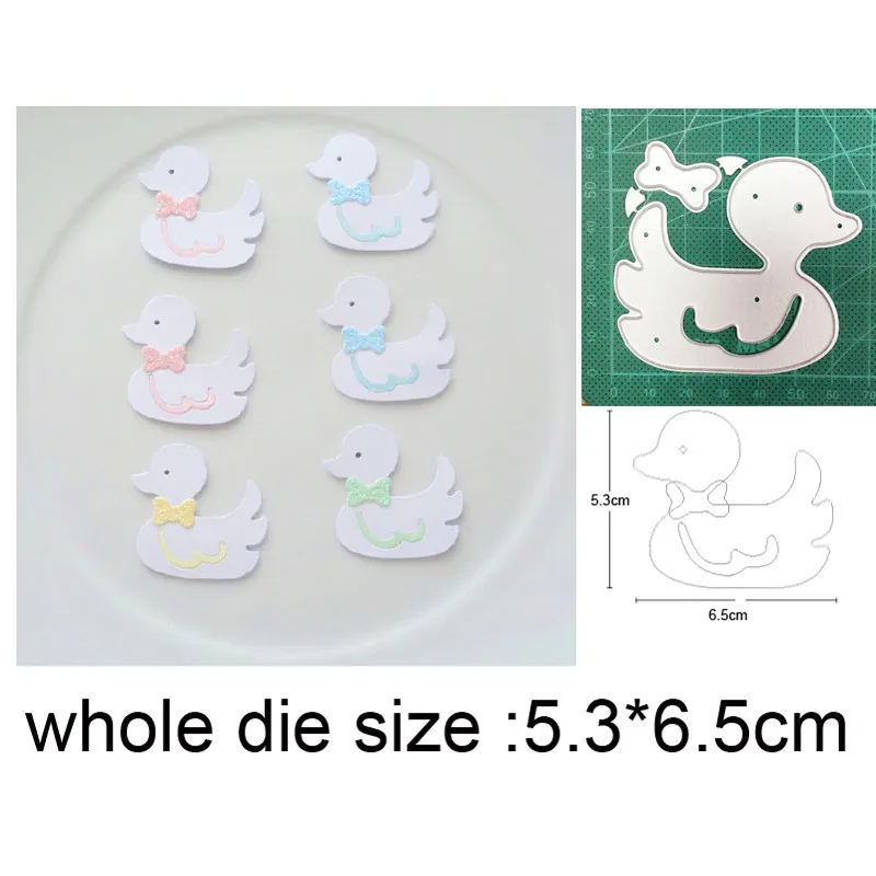 

Craft dies metal cutting dies cut die mold Animals Duck Bow Scrapbooking dies paper craft knife mould blade punch stencils dies