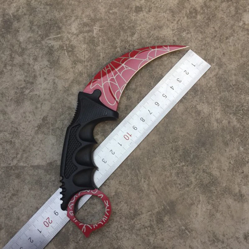 Нож Karambit CS GO с фиксированным лезвием нож для выживания повседневного