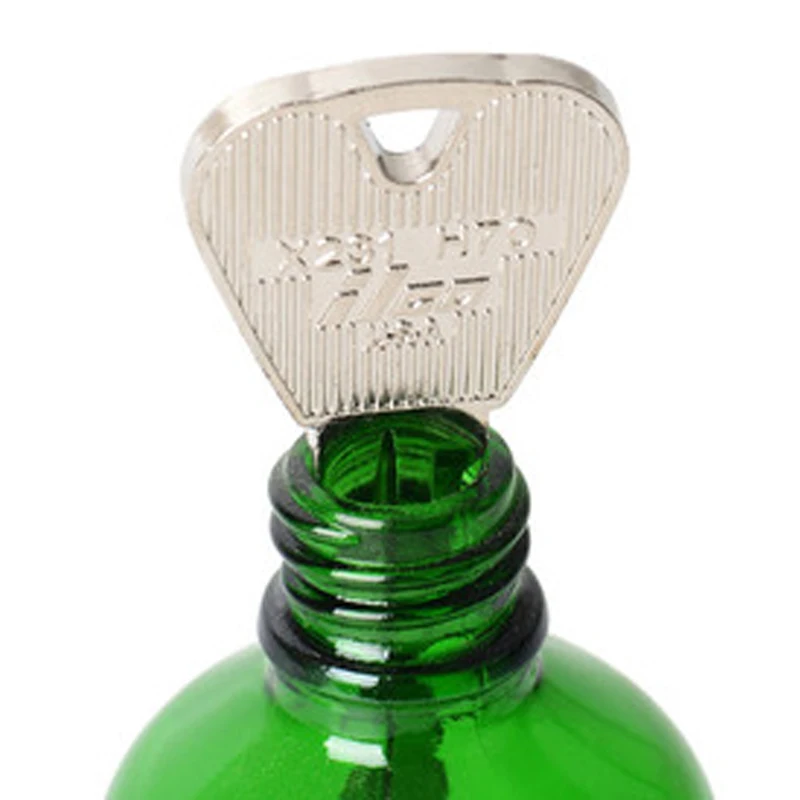 2 шт. металлические ключи Волшебные трюки складной ключ через бутылку или