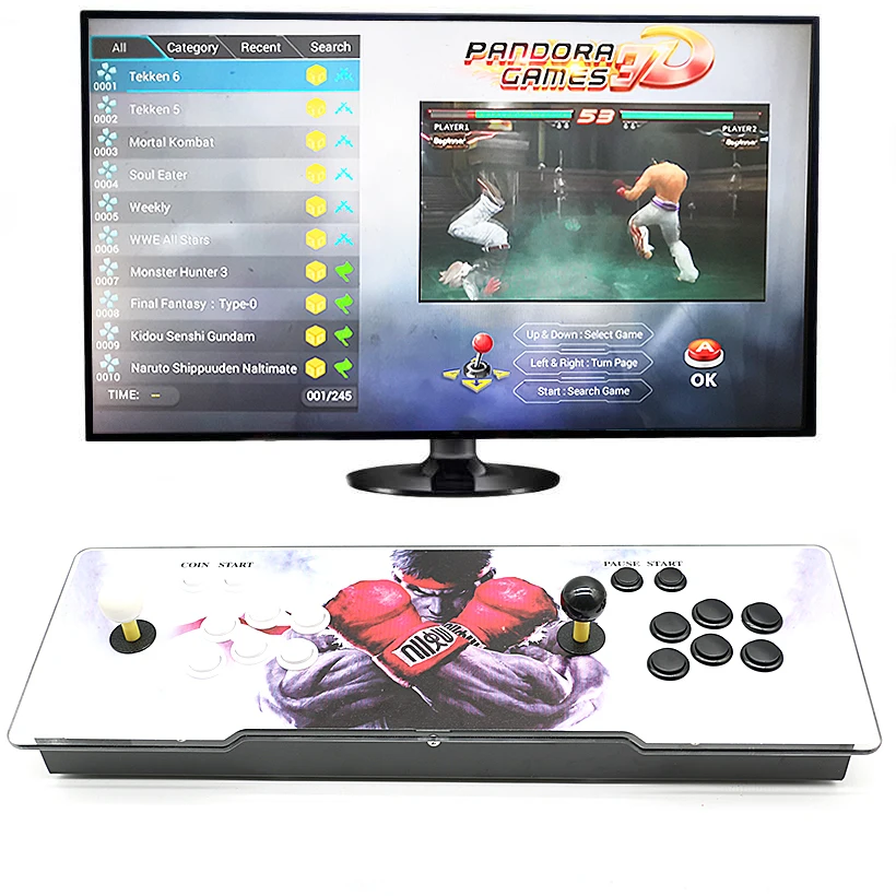 1660 в 1 аркадные игры консоль 3D коробка настольная игра 1660/2660/2199/2323 в 1 Multigames HDMI VGA для ТВ ЖК-монитор для ПК