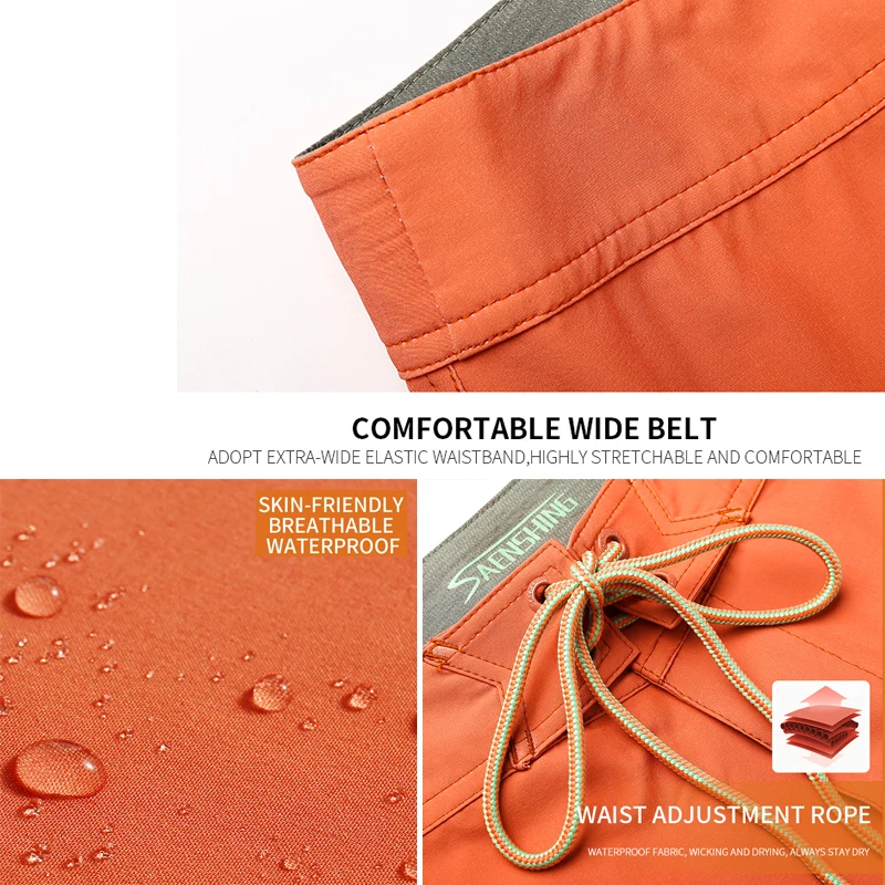 SAENSHING мужские шорты для плавания летние пляжные купальные плавки спортивные