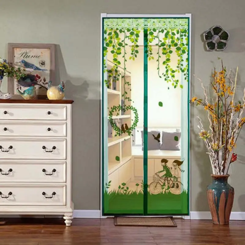 Портативная практичная сетка для окон и дверей из полиэстера 90*210/100*210 см