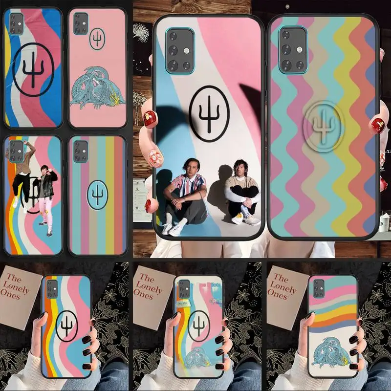 

New Scaled And Icy Twenty One Pilots Phone Case Phone Case For Samsung S7 S8 S9 S10 S20 S21 S30 Plus Ultra TPU Cover