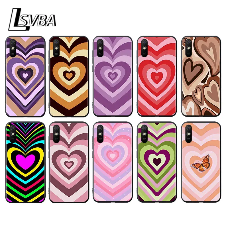 

Love Coffee Heart for Xiaomi Redmi 10X Pro 5G 9A 9I 9T 9 GO K40 K30 K20 Ultra 8 7 6 5 4X Pro Soft Black Phone Case