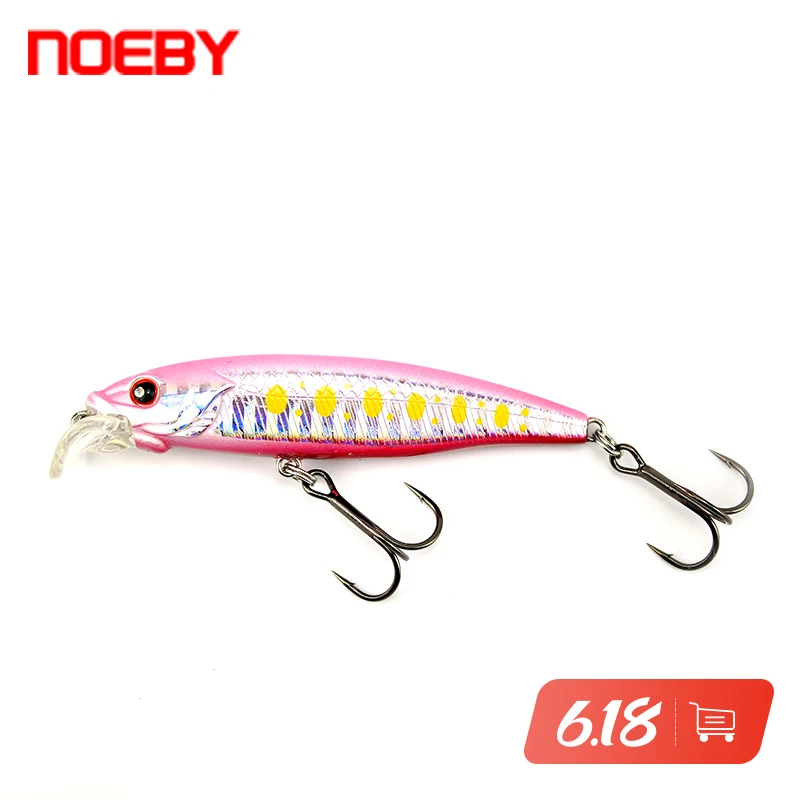 NOEBY 9119 рыболовные приманки плавающий Minnow 3D глаза Реалистичная фотография с
