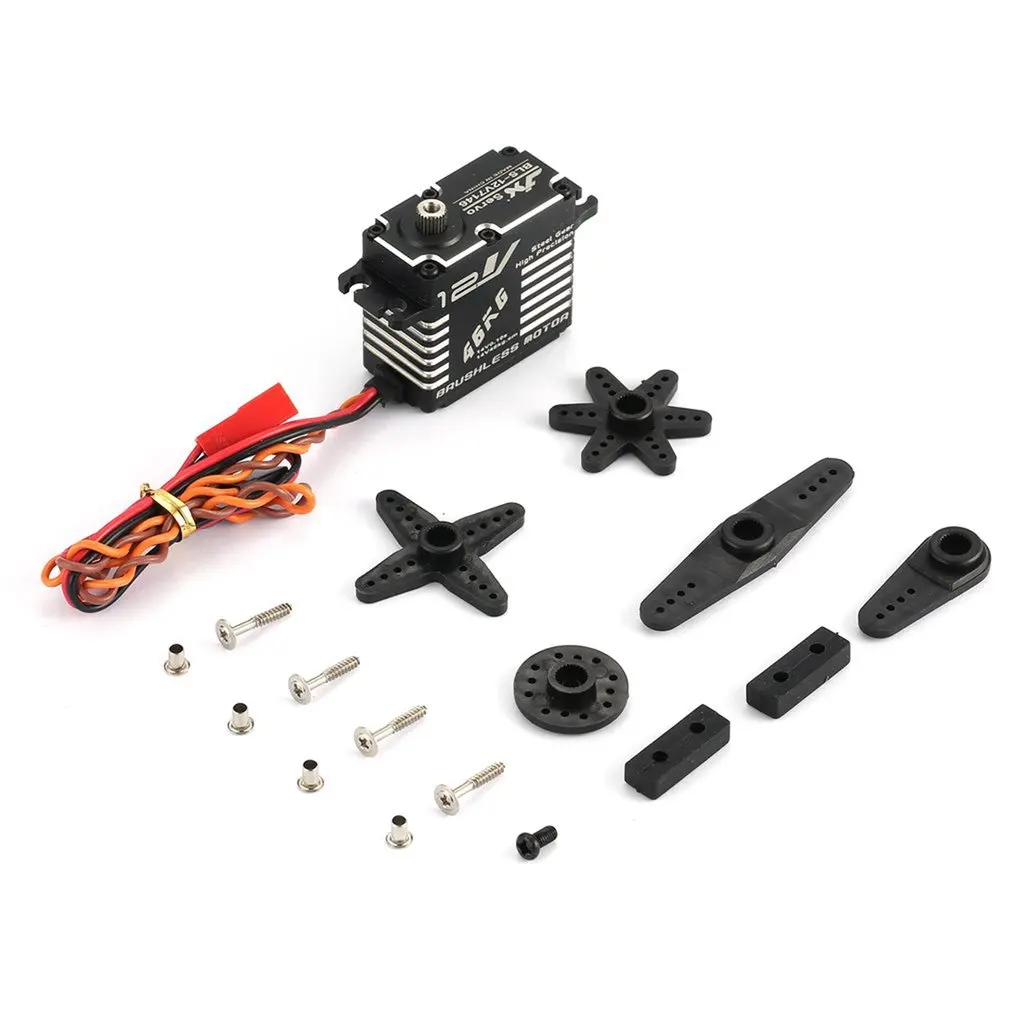 

JX BLS-12V7146 Plastic Gear Analog Servo Used For Remote Control Car Ship Mechanical Helicopter Electronic Accessories