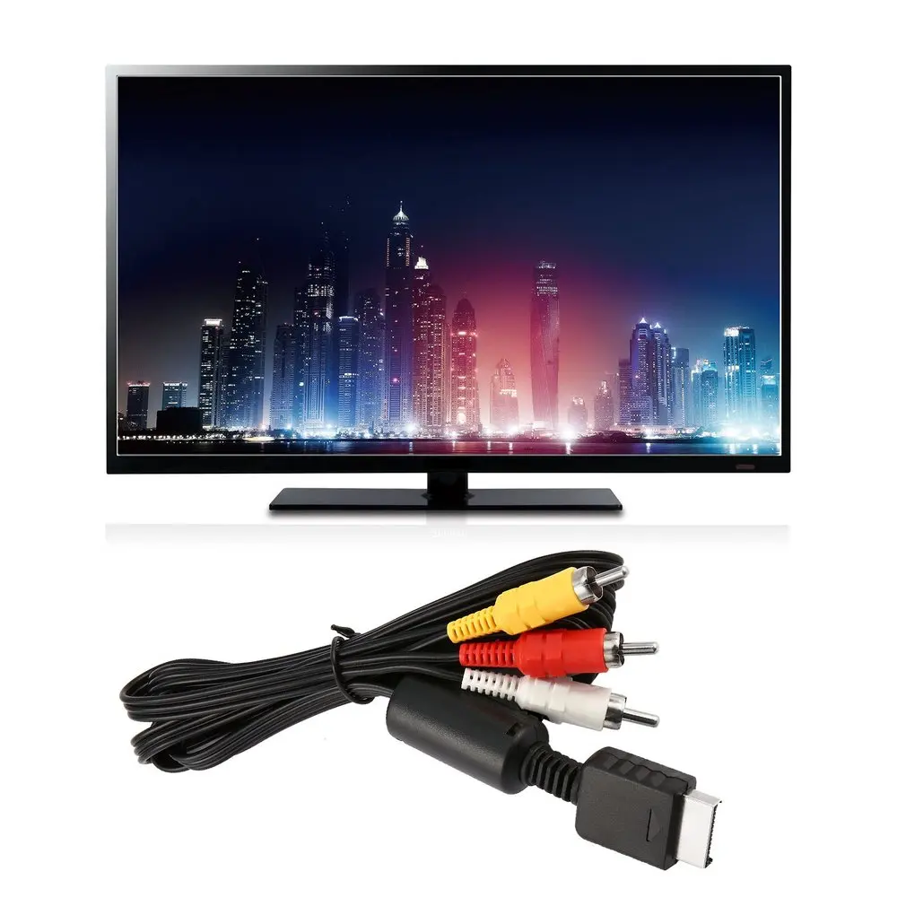 AV кабель для Sega Dreamcast Новый RCA аудио видео композитный ТВ Консоль 1 8