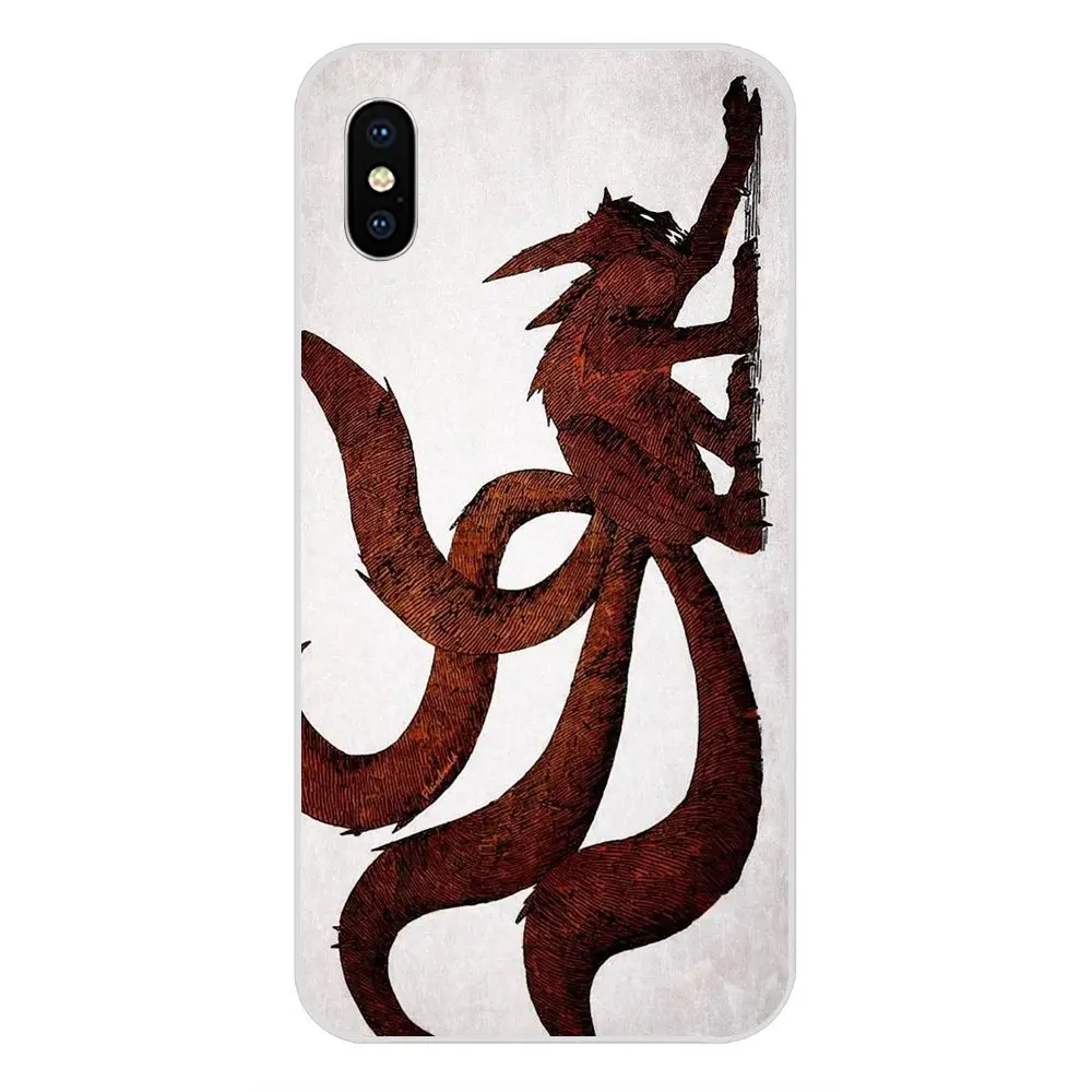 Мягкий модный Чехол для мобильного телефона Apple iPhone 4 5 5C 6 6S 7 8 Plus X XS Max XR 9 хвостов
