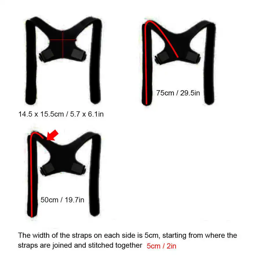 Корректор осанки для мужчин и женщин регулируемый пояс поддержки плеч спины