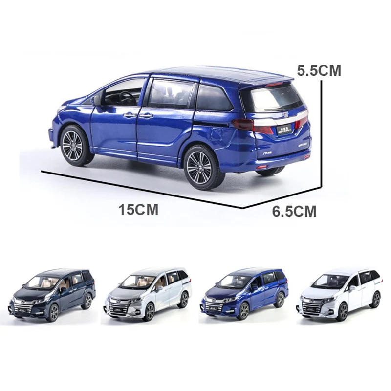 

1:32 HONDA ODYSSEY SUV Diecasts & Toy Vehicles Metal Car Model Sound Light Collection Car Toys For Children Christmas Gift
