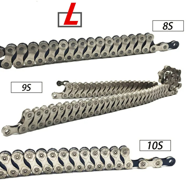 Цепь для горного велосипеда фиксированная шестерня 8 скоростей 9 10 складная