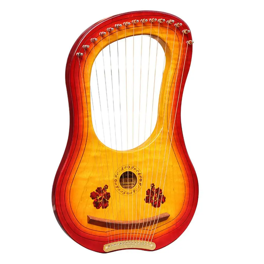 Harp 15-String C-Tone деревянная арфа с тюнинговым молотком водонепроницаемая сумка для