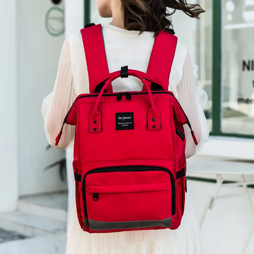 Модная сумка для мам рюкзак детской коляски многофункциональная большая емкость