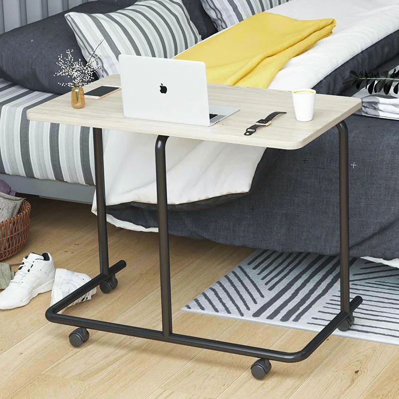 

6 Types Home Single Office Tables Wooden Desk Simple Easy To Install With Wheel Can Move The Table Can Put Books Desk