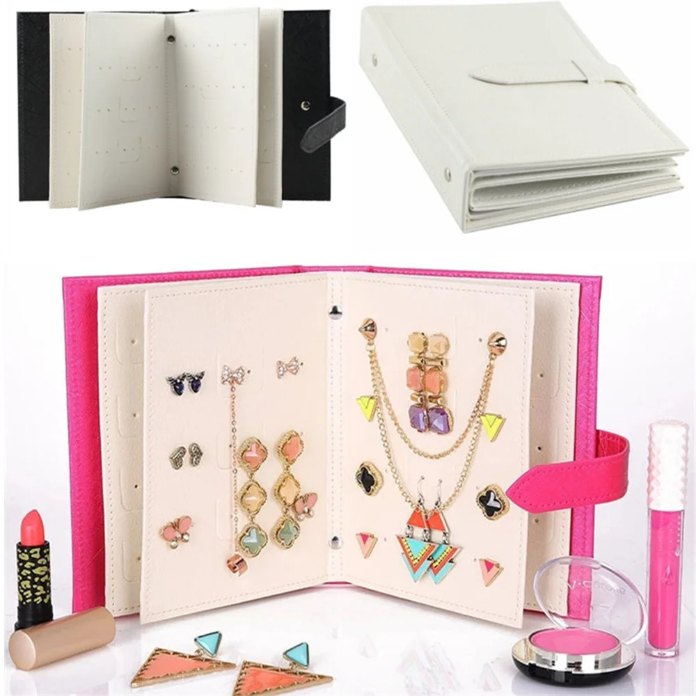 Органайзер-книжка для хранения сережек и ожерелий | Украшения аксессуары