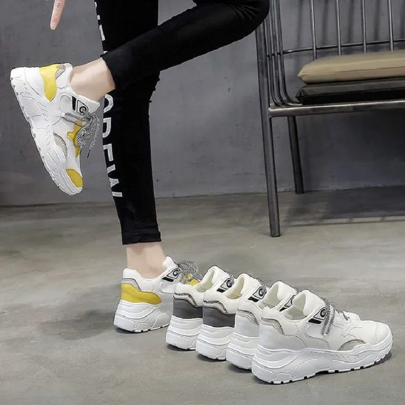 Женские кроссовки осенняя модная повседневная обувь женские удобные дышащие на