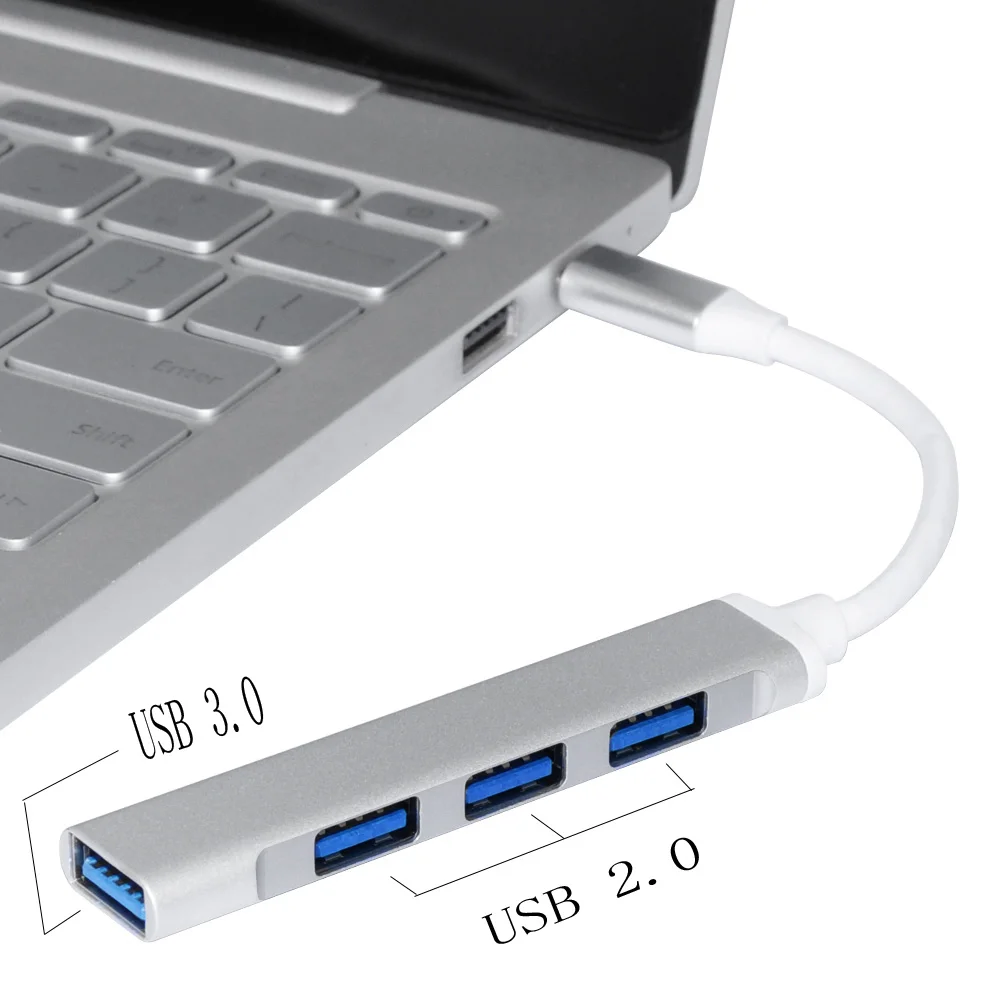 USB C концентратор 3 0 Тип разветвитель Thunderbolt USB-C док-адаптер для Macbook Pro 13 15 Air Mi HUAWEI