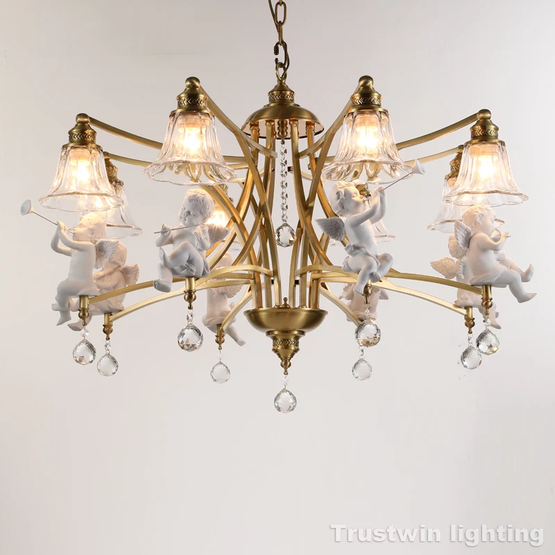 Классическая европейская американская современная светодиодная люстра