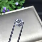 1 шт. 5 мм 0.5ct GH цветной Круглый Муассанит круглый блестящий разрезанный Муассанит Тест Положительный искусственный бриллиант свободные драгоценные камни