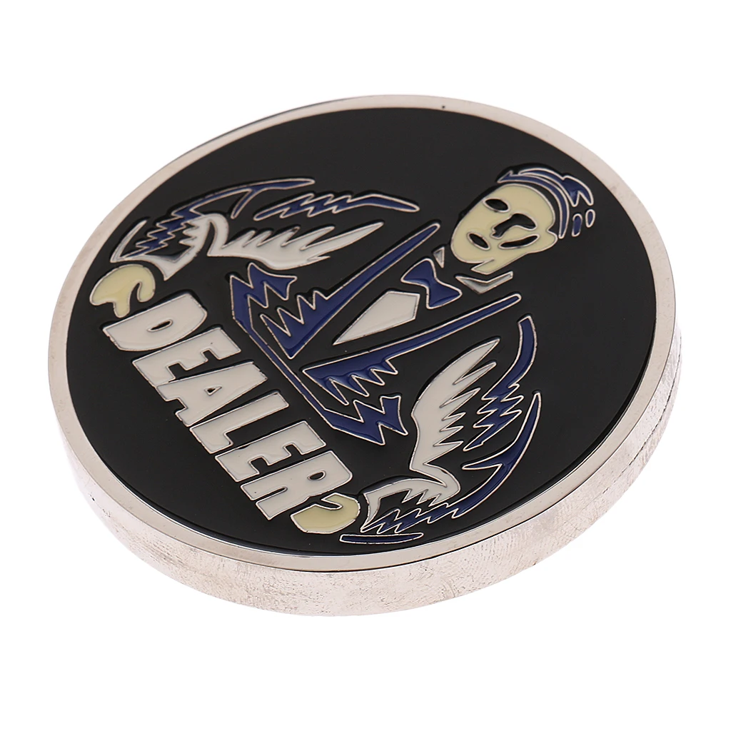 Металлическая защитная крышка для карт покера Техасского холдема|Покерные