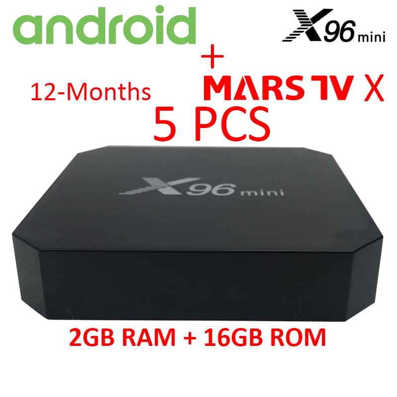 X96mini 5 mars tv x Android tv BOX X96 mini Android 7,1 Бразилия Нидерланды Польша Испания Португалия, Италия Франция Великобритания арабский MARS tv X IP tv бесплатный тест - Цвет: X96mini 5 mars tv x
