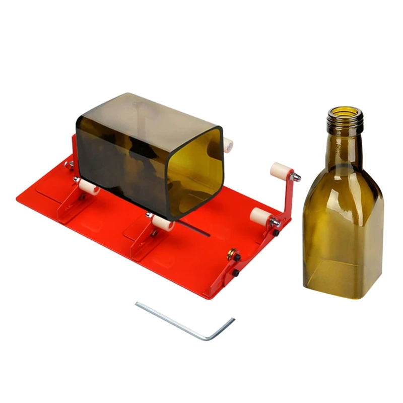 

Adjustable DIY Glass Bottle Cutter Tools Set Square Round Wine Beer Cups Cutting G6DA