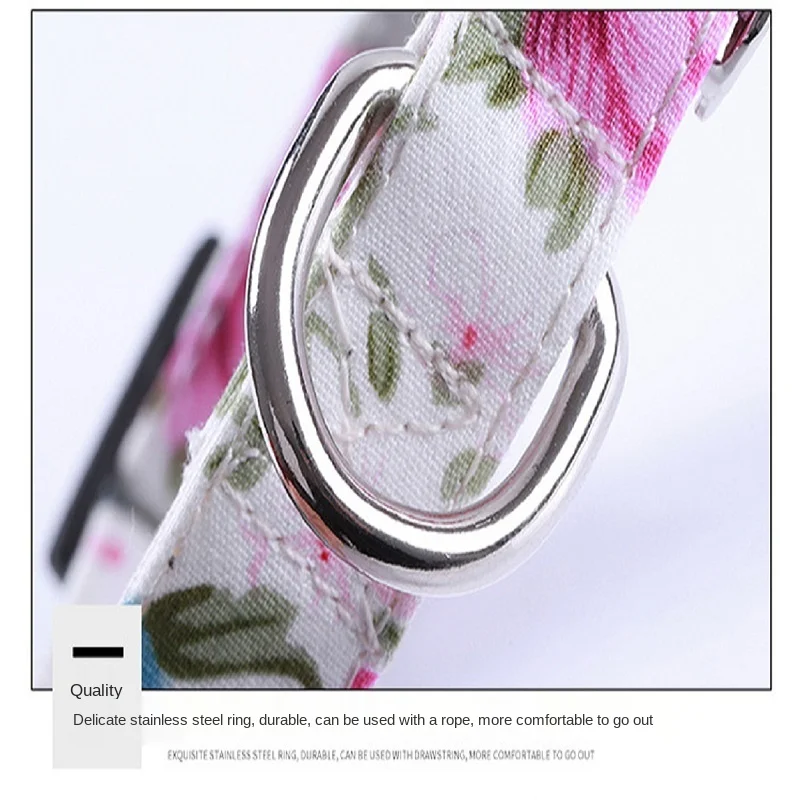 Ошейник для собак Персонализированная бирка с именем соуса хлопковое ожерелье в