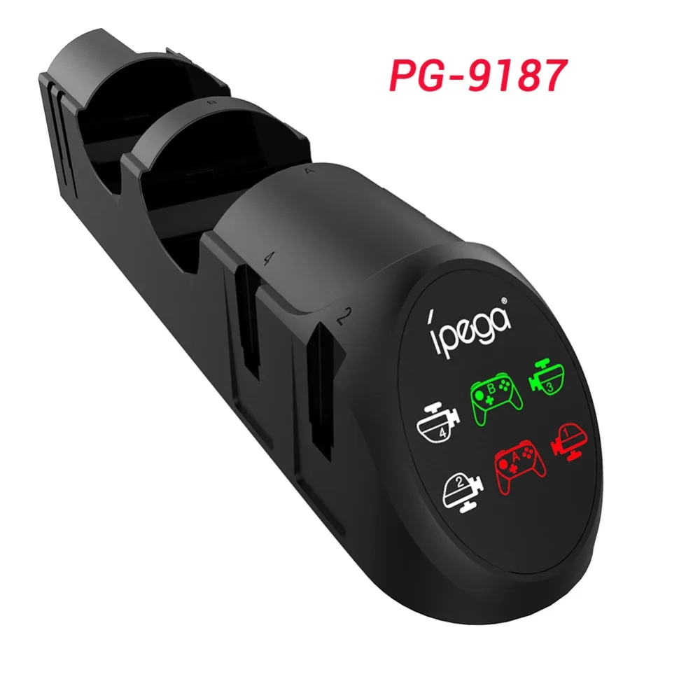 Зарядное устройство iPega PG-9187A 6 в 1 с мультиграммой зарядная док-станция для Nintendo