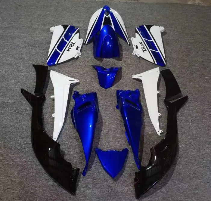 

New ABS Whole Motorcycle Fairings kit Fit for Tmax 530 2012 2013 2014 12 13 14 T-Max530 Bodywork set Custom Free blue white