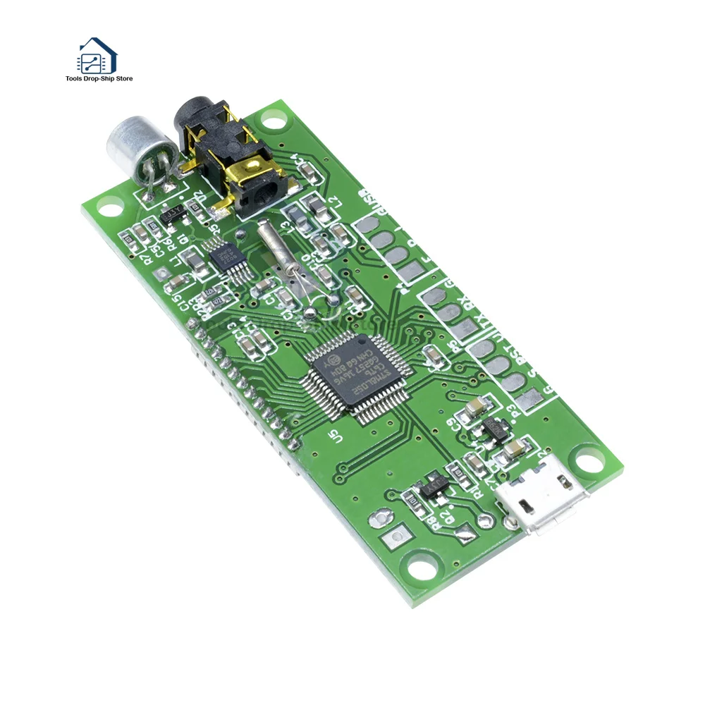 Модульный FM-передатчик постоянного тока 3В-5 в DSP PLL 87-108 МГц стерео Цифровая