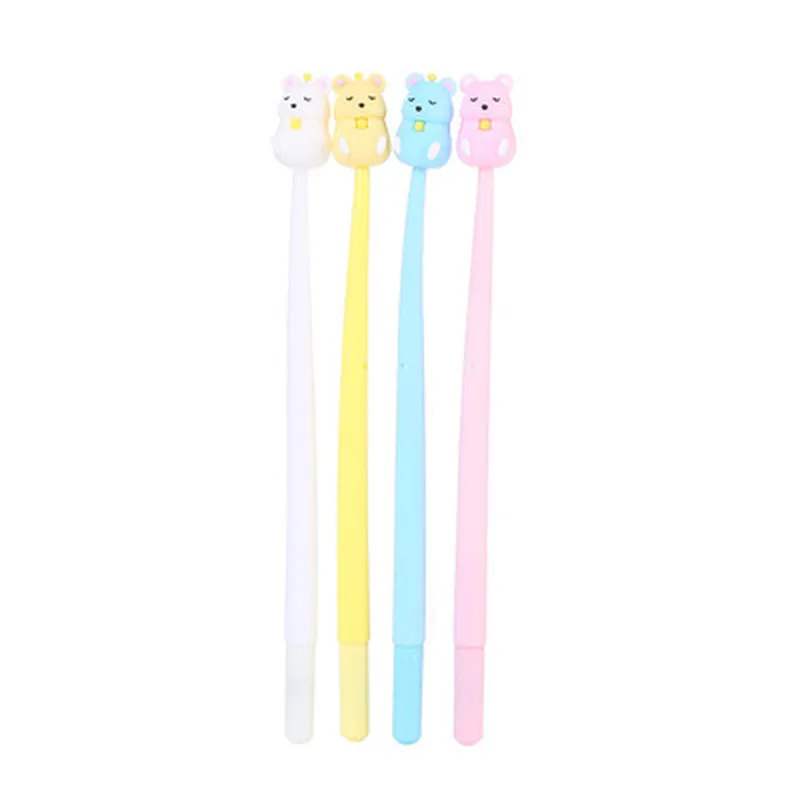 

Bear Gel Pen Korean Stationery Cool Pens Novelty Kawaii Cute Pens Creative Black Ink Writing Gel Pen Cute Stationary Supplies