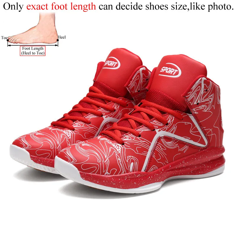 Мужские кроссовки для баскетбола ayakkabi basketbol zapatillas de basquetbol deportivas hombre trampki basket homme chaussure - Цвет: Red 3