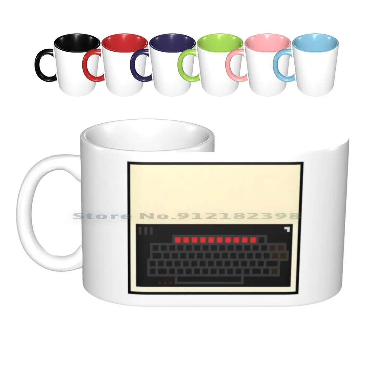 

Model B Ceramic Mugs Coffee Cups Milk Tea Mug Model A Model B Pixel Binman 8 Bit Retro Gamer Computer Acorn Home Computer Geek