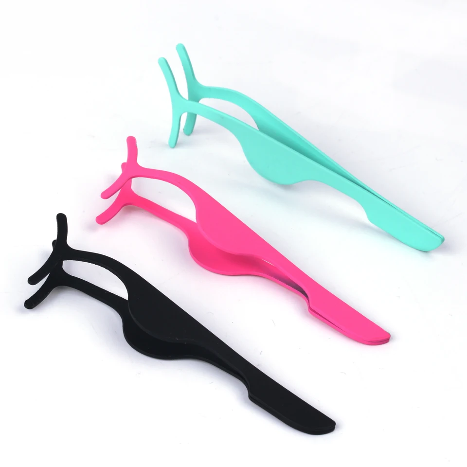 Реснички 1 шт. Пинцет для ресниц из нержавеющей стали 3D керлинг аппликатор