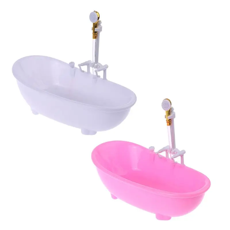 

1/6 Dollhouse Miniatures Electric Bathtub Furniture Bathroom Accessories Kids Pretend Toy 77HD