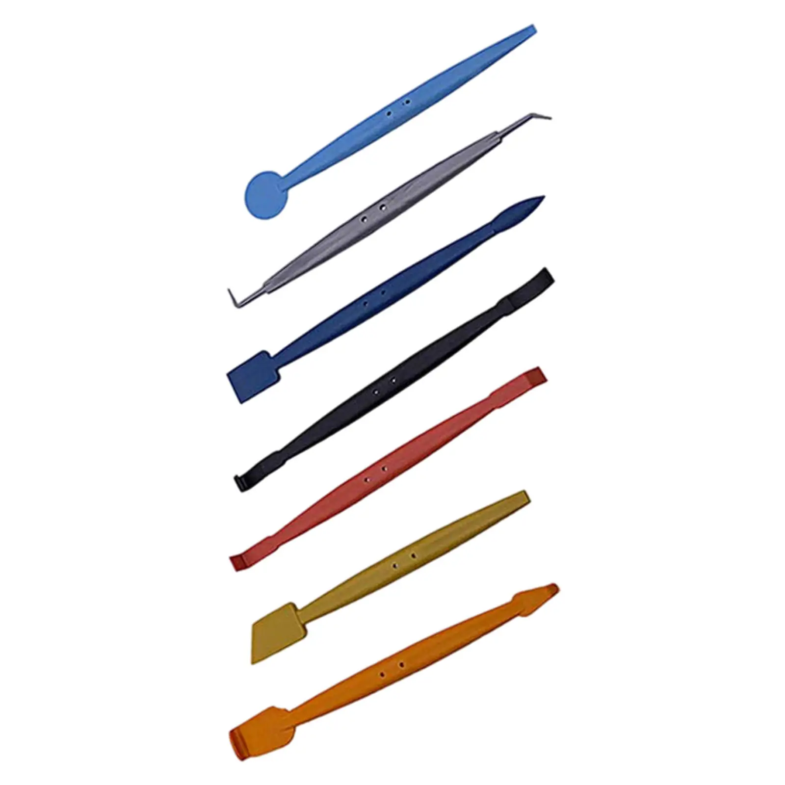 

7 шт./упаковка, автомобильный виниловый скребок для окон