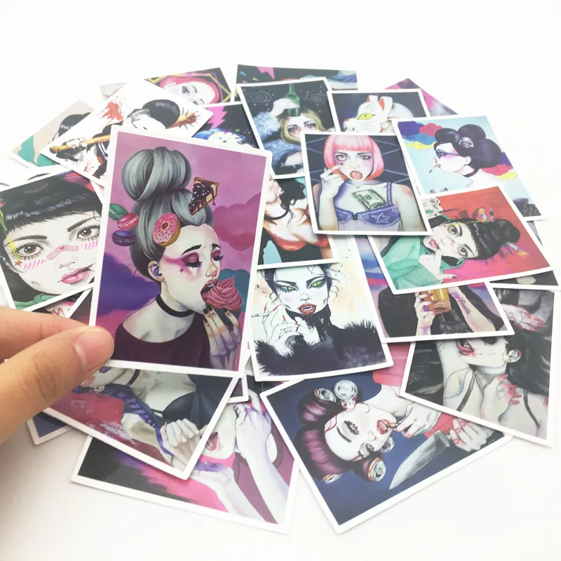 25 шт сексуальные эротические красивые девушки Водонепроницаемый Граффити