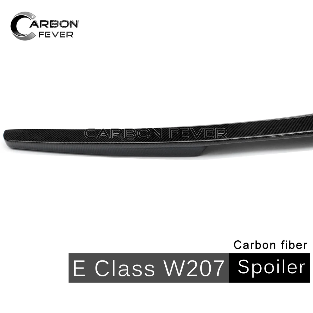 Для C207 задний спойлер из углеродного волокна крыло E Class Coupe E200 E250 E300 2010 2017|spoiler