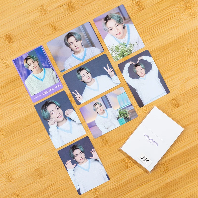 

K-POP Bangtan Boys Poster LOMO Card Sowoozoo Card For The 8th Anniversary Card PhotoCards JUNG KOOK JIMIN SUGA